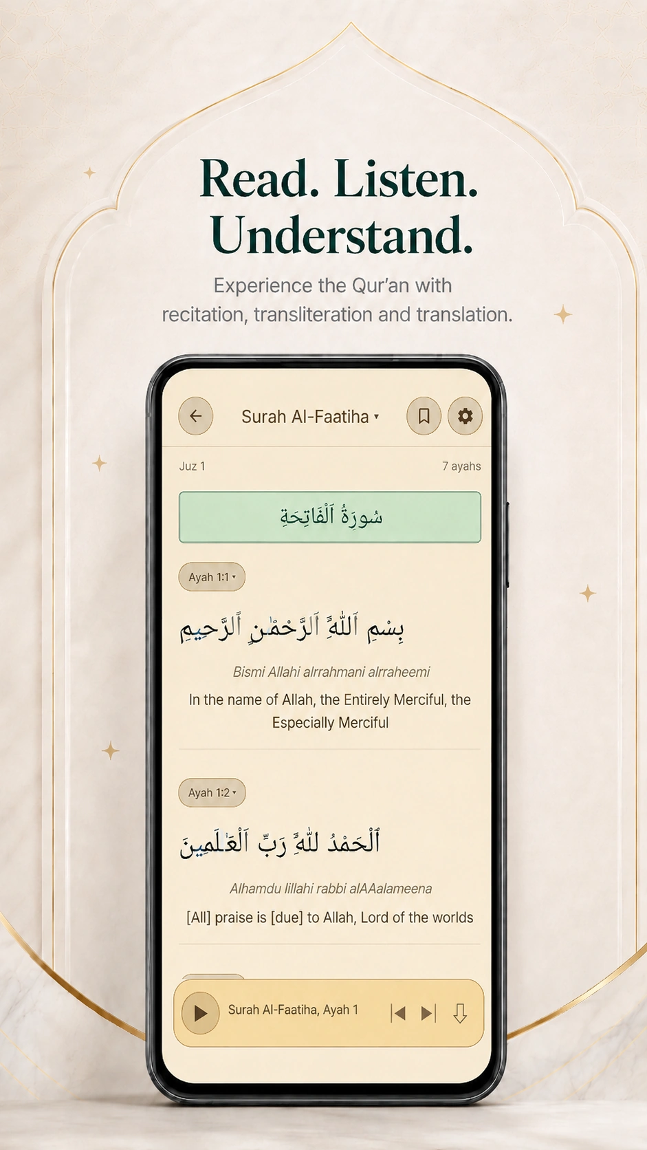 Kaaba Tasbih Kur’an okuma ekranı